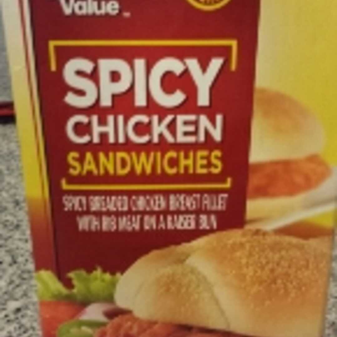 Great Value Spicy Chicken Sandwich