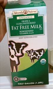 Naturally Preferred Organic Nonfat Milk