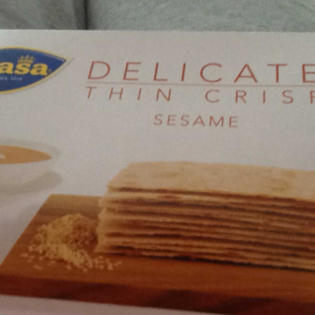 Wasa Delicate Thin Crisp Sesame