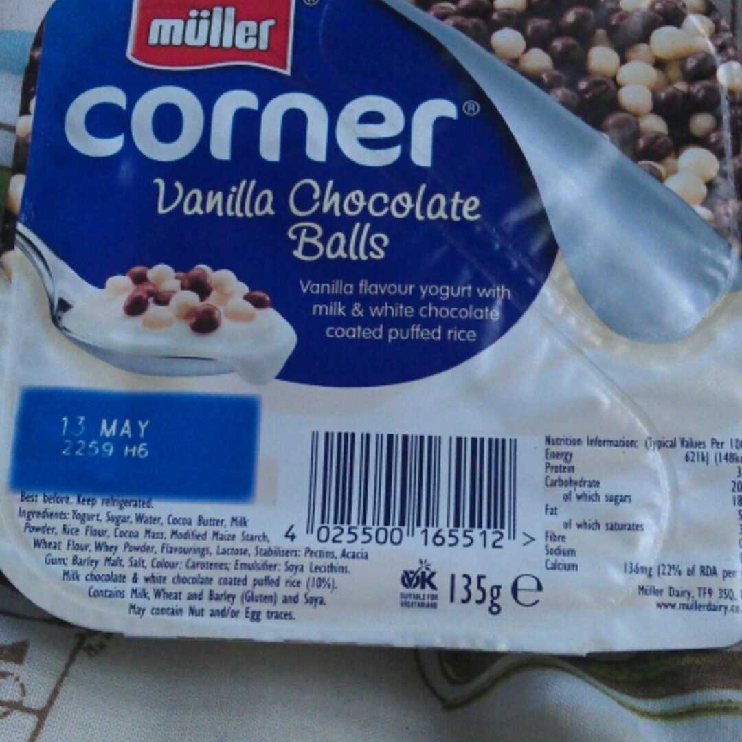 Muller Corner Vanilla Chocolate Balls Crunch