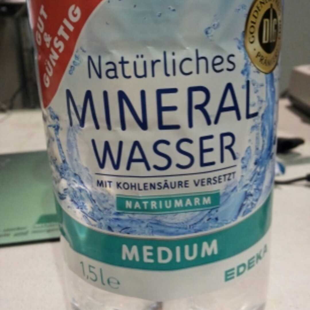 Gut & Günstig Mineralwasser Medium