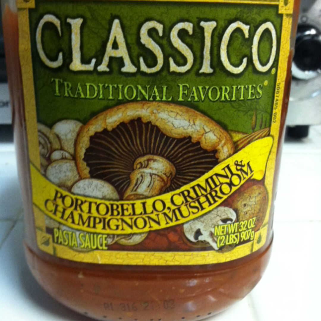 Classico Portobello, Crimini & Champignon Mushroom Pasta Sauce
