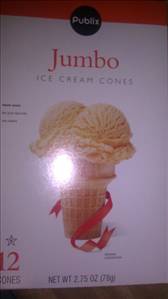 Publix Jumbo Ice Cream Cones