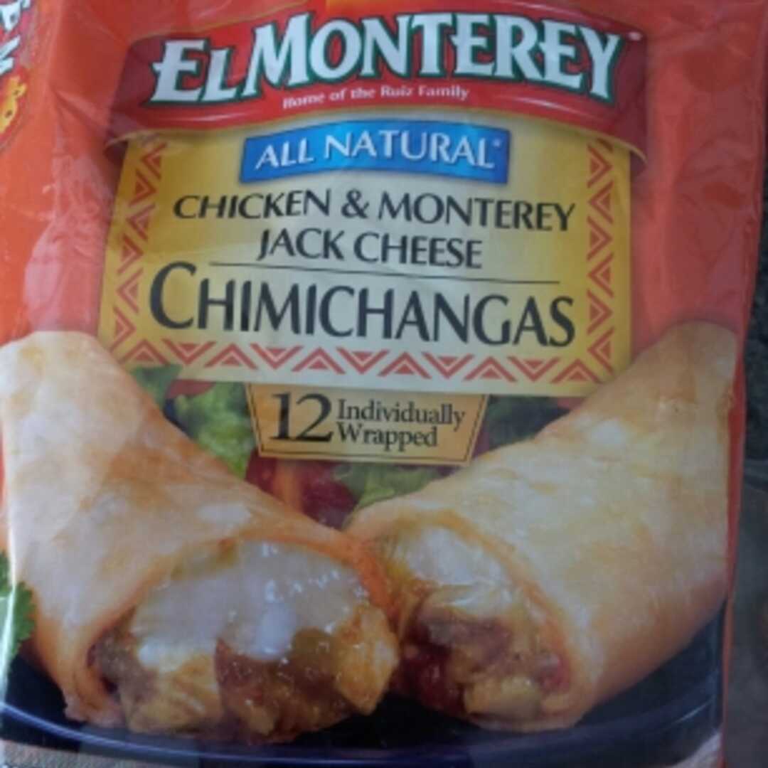 Calories in El Monterey Chicken & Monterey Jack Cheese Chimichanga and  Nutrition Facts