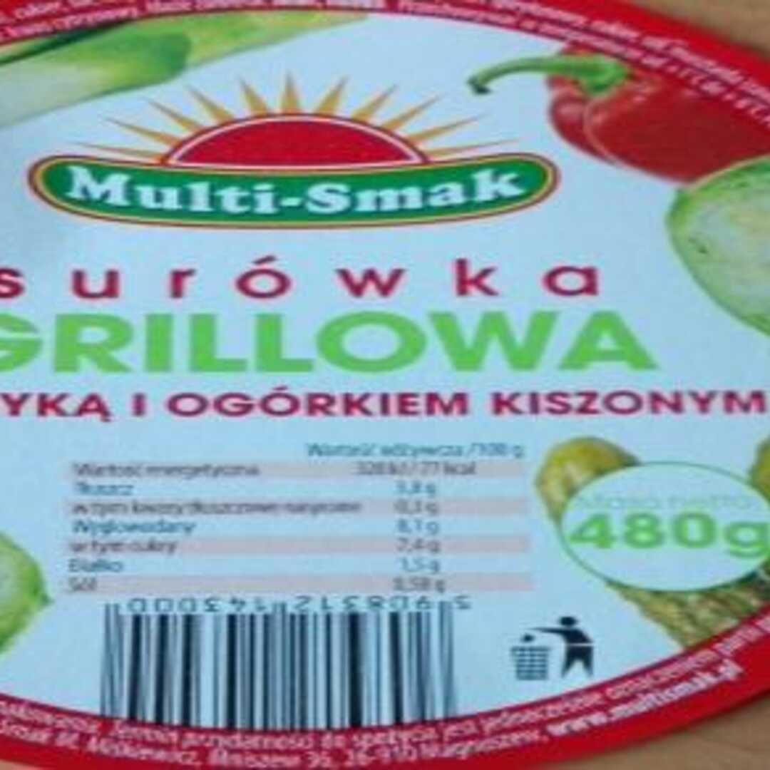 Multi-Smak Surówka Grillowa z Papryką i Ogórkiem Kiszonym