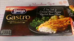 Young's Gastro Sea Salt & Cracked Black Pepper Dusted Basa Fillets