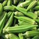 Okra (with Salt, Drained, Cooked, Boiled)