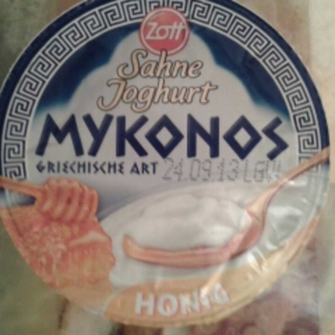 Zott Sahne Joghurt Mykonos Honig