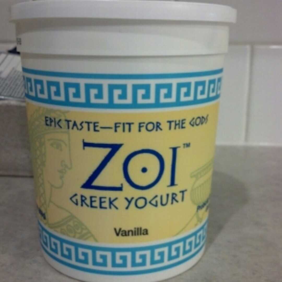 Zoi Greek Yogurt Vanilla Greek Yogurt