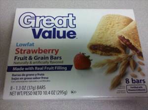 Great Value Low Fat Fruit & Grain Bar - Strawberry