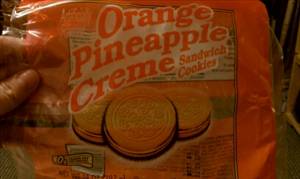Vista Orange Pineapple Creme Sandwich Cookies