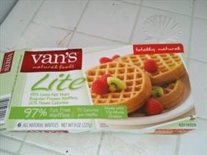 Van's All Natural Gourmet 97% Fat Free Waffles