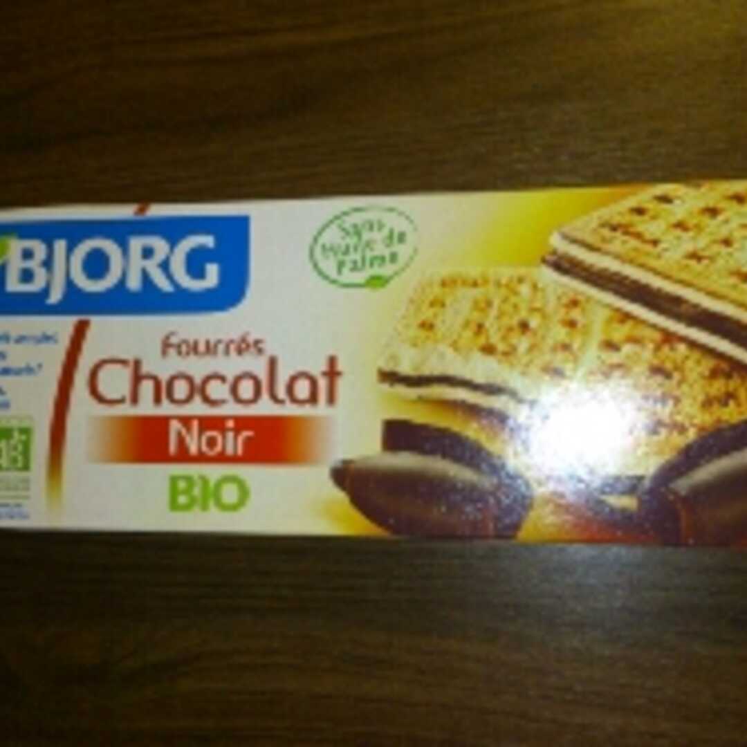 Biscuits fourrés chocolat noir bio BJORG
