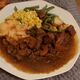 Beef Stew with Potatoes and Vegetables in Gravy