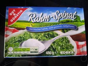 Gut & Günstig Rahm-Spinat