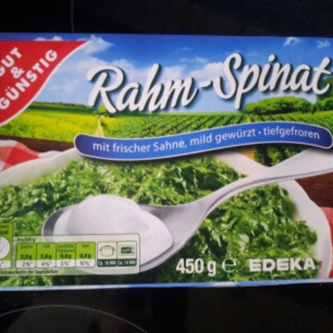 Gut & Günstig Rahm-Spinat