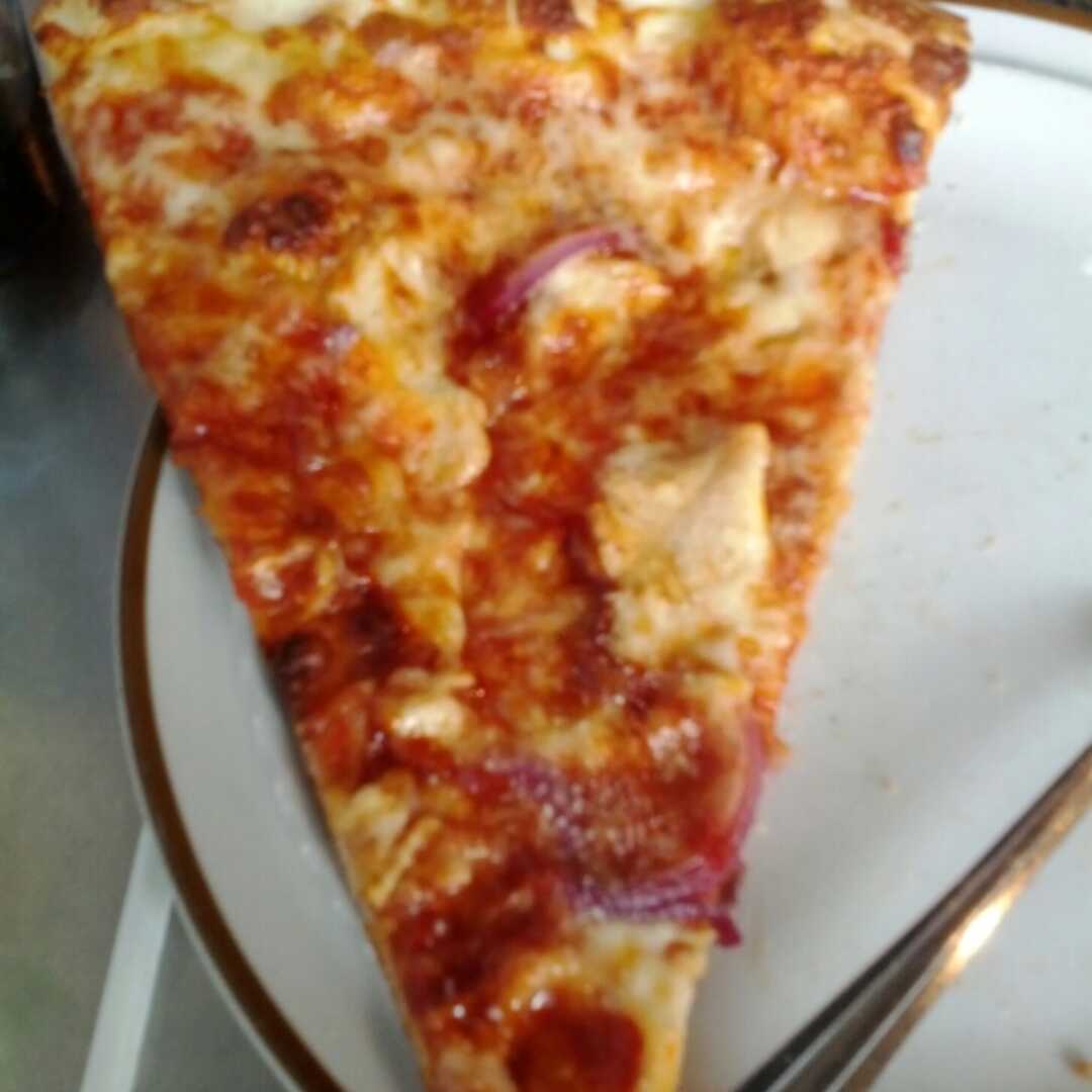Thin Crust Pizza with Meat