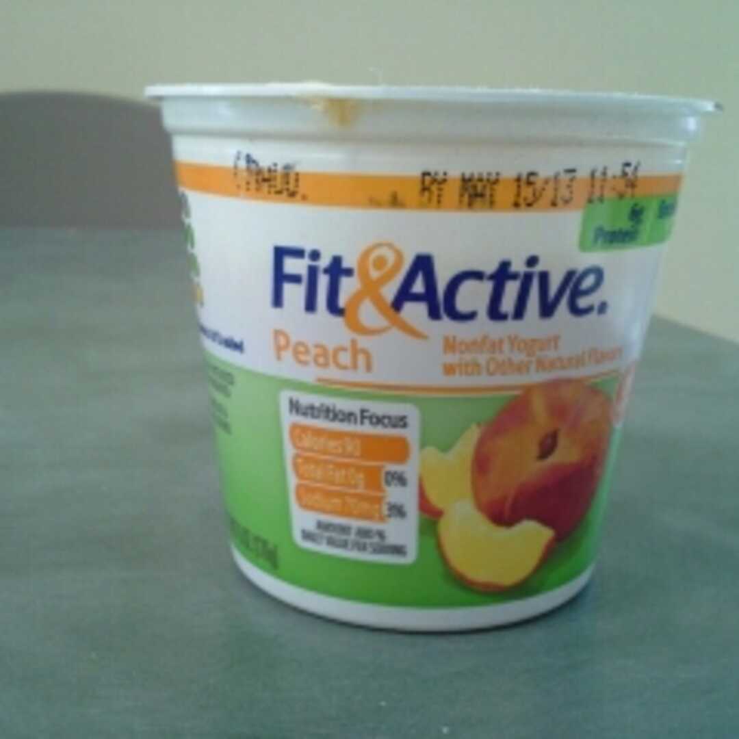Fit & Active Peach Nonfat Yogurt