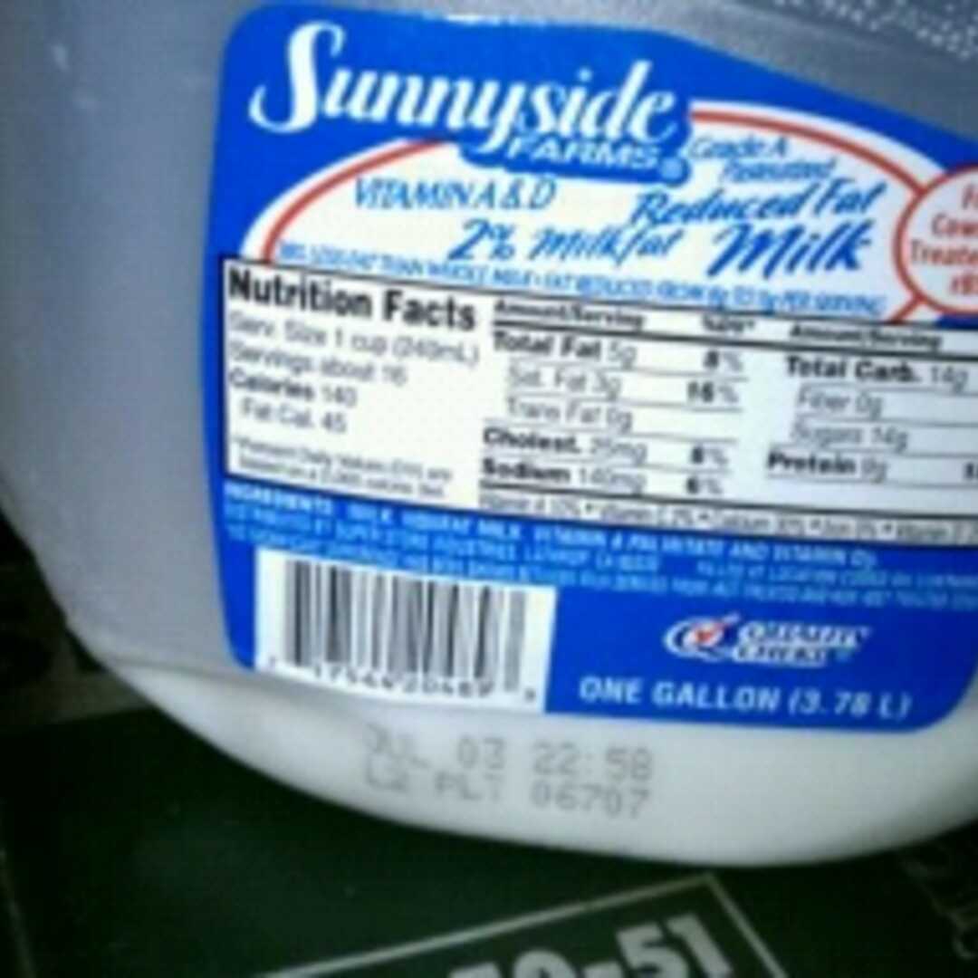 Sunnyside Farms 2% Reduced Fat Milk
