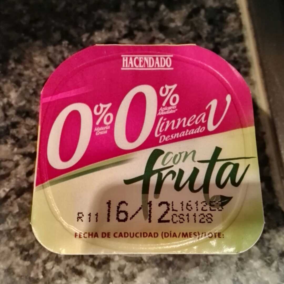 Hacendado Yogur Sabores 0% con Fruta