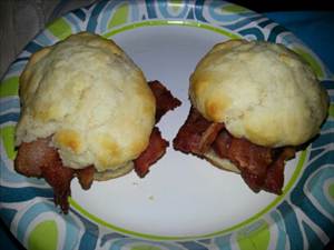 Bacon On Biscuit