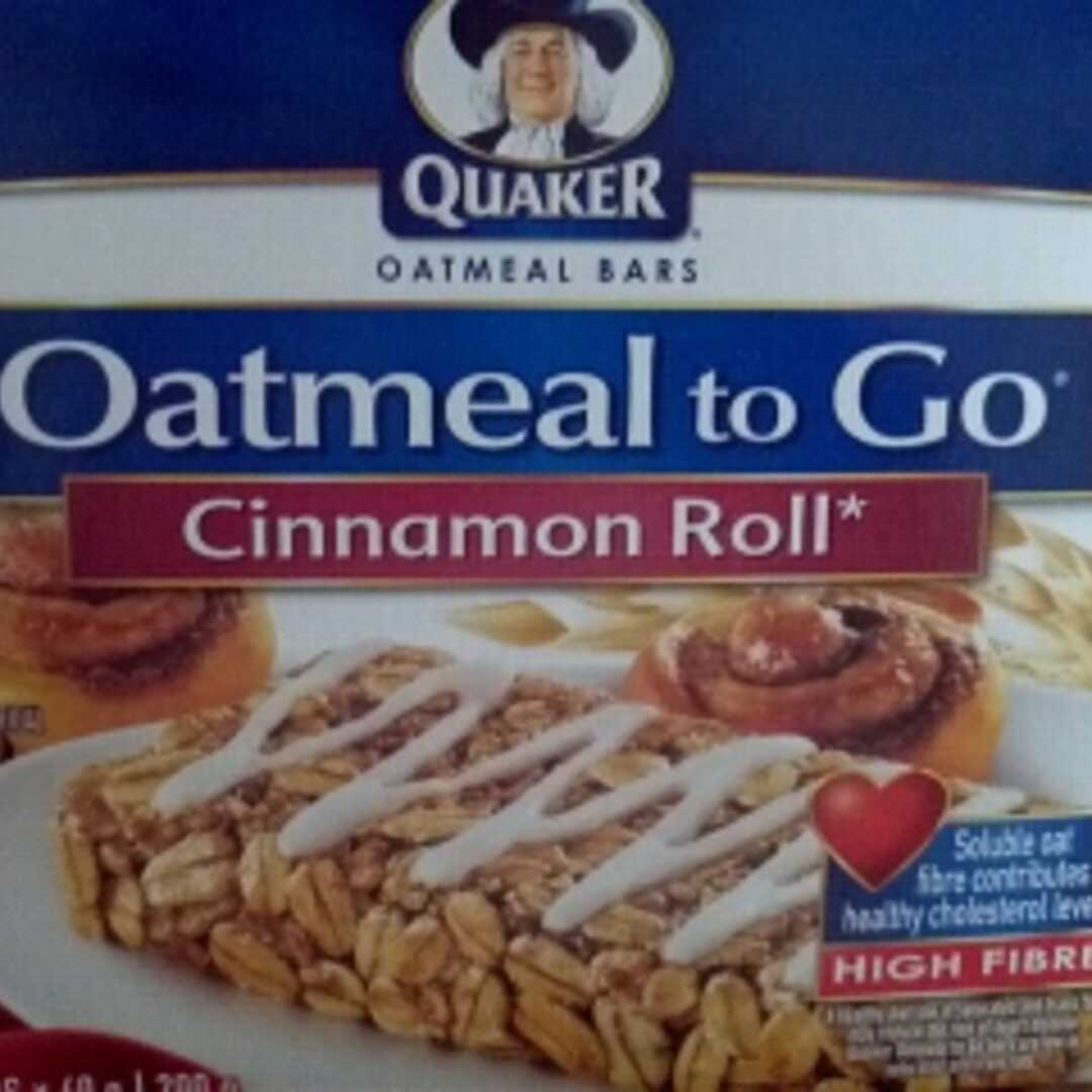 Quaker Oatmeal to Go Cinnamon Roll