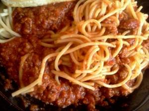 Fazoli's Spaghetti with Meat Sauce (Regular)