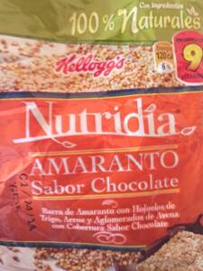 Kellogg's Nutridia Amaranto Sabor Chocolate