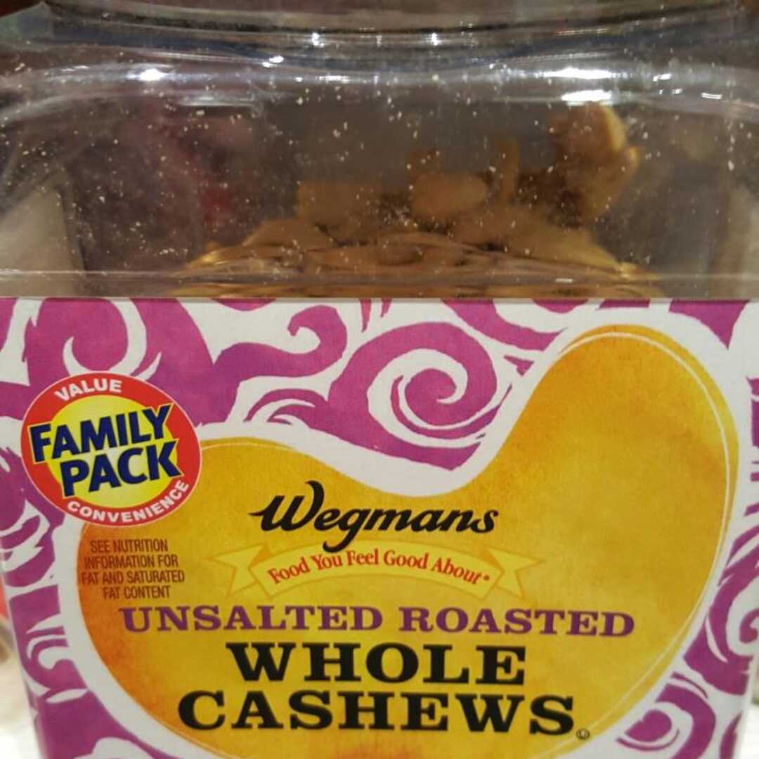 Wegmans Roasted Whole Cashews Unsalted