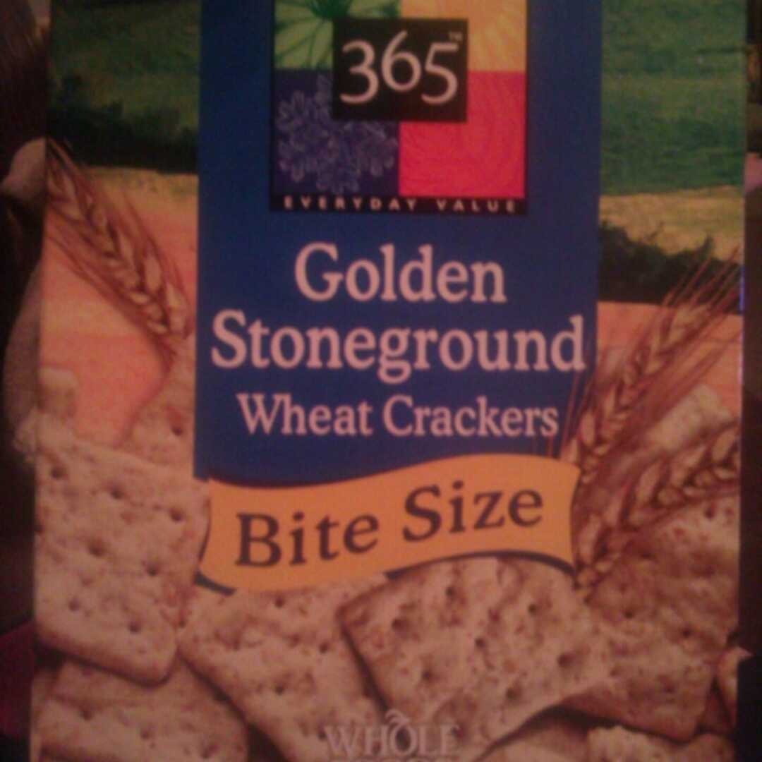 365 Organic Golden Stoneground Wheat Crackers