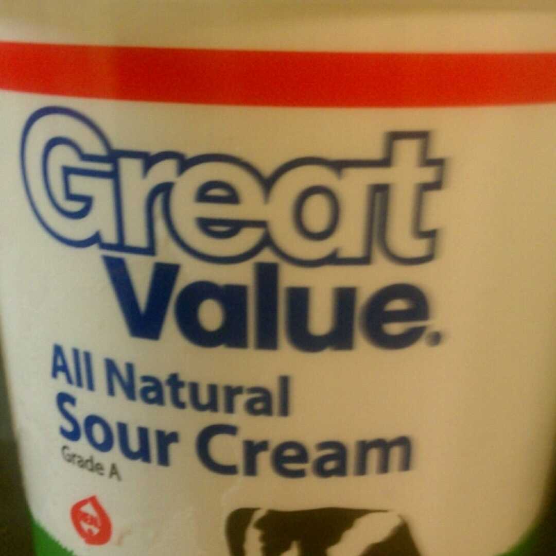 Great Value All Natural Sour Cream