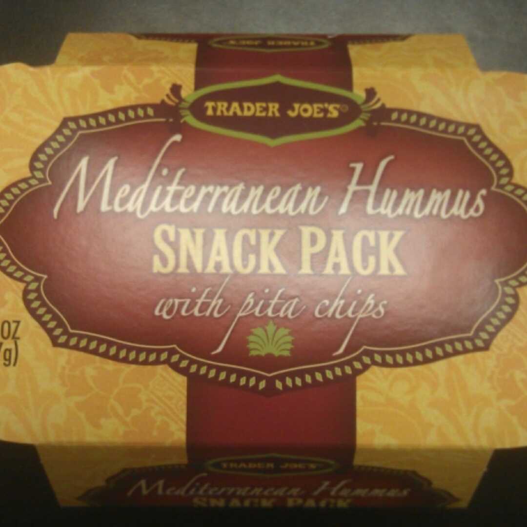 Trader Joe's Mediterranean Hummus Snack Pack with Pita Chips