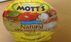 Mott's Sugar Free Apple Sauce Cup