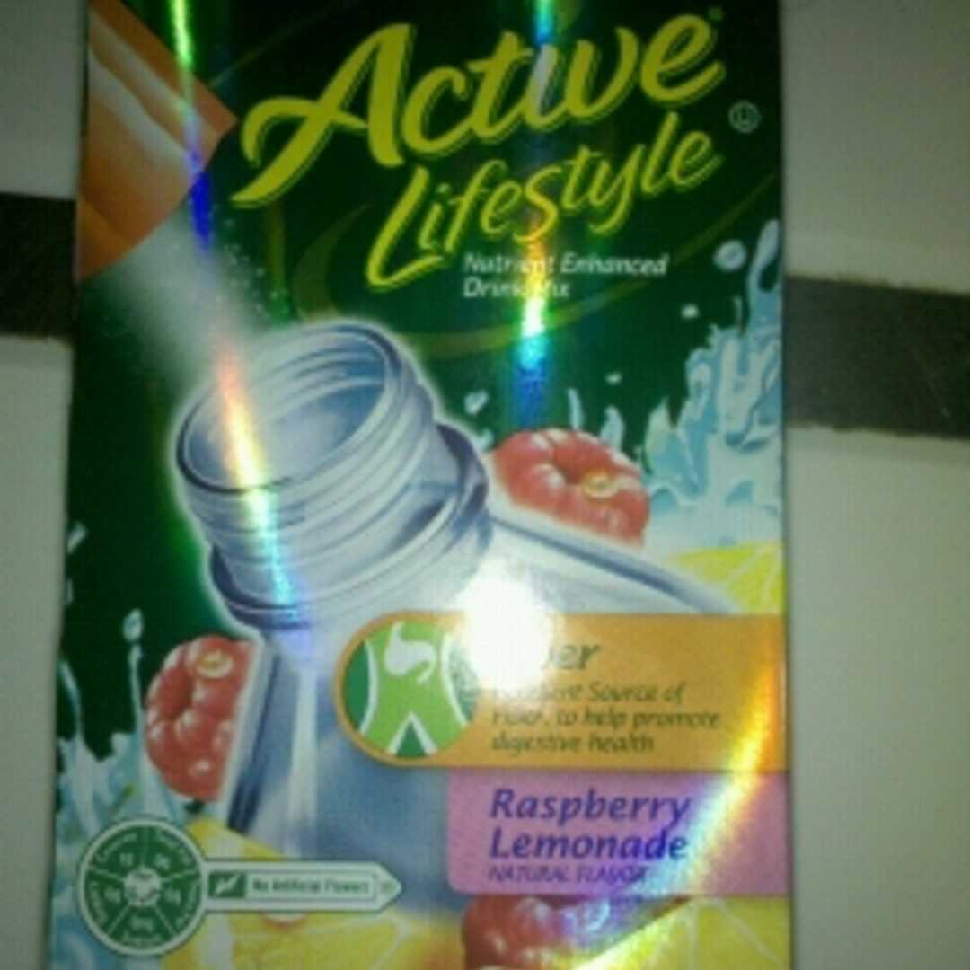 Kroger Active Lifestyle Drink Mix - Raspberry Lemonade with Fiber