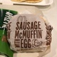 McDonald's Sausage McMuffin with Egg