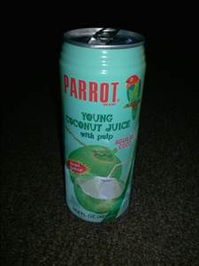 Parrot Brand Young Coconut Juice with Pulp