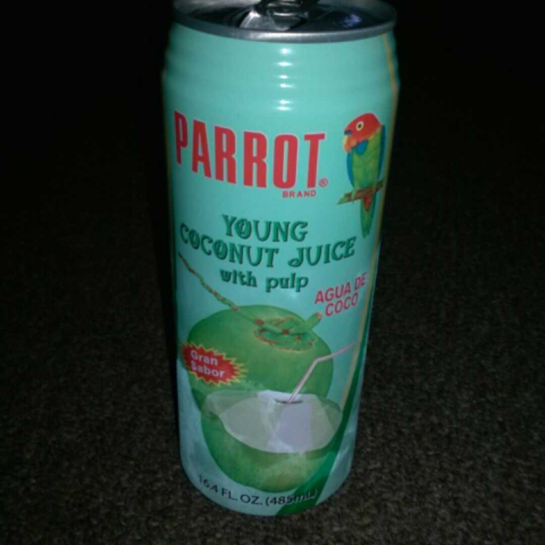 Parrot Brand Young Coconut Juice with Pulp