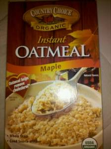 Country Choice Organic Instant Oatmeal - Maple