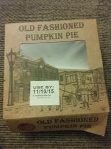 Old Fashioned  Pumpkin Pie