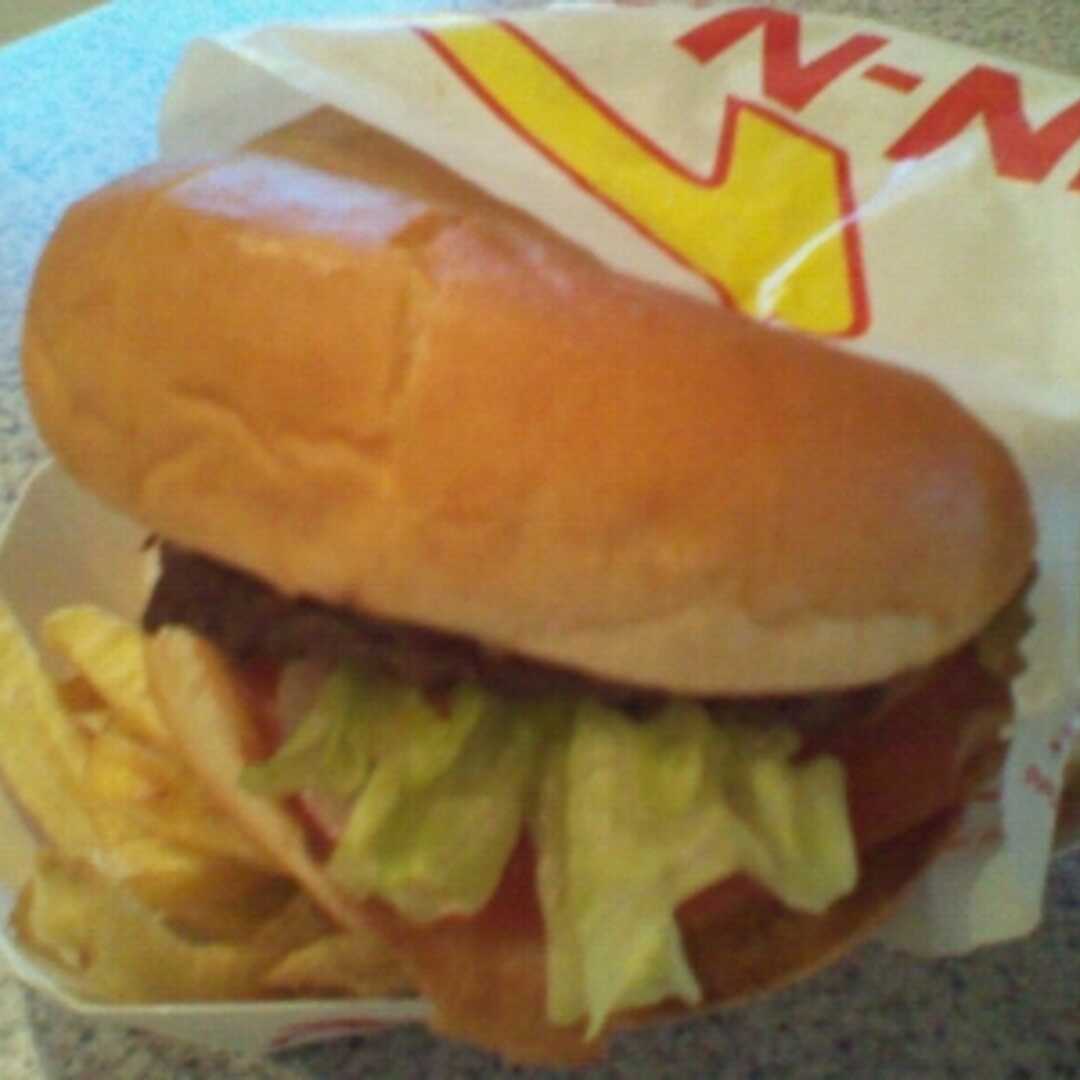 In-N-Out Hamburger with Onion & Spread