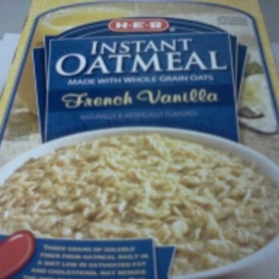HEB Instant Oatmeal - French Vanilla