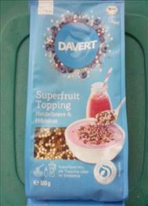 Davert Superfruit Topping Heidelbeere & Hibiskus