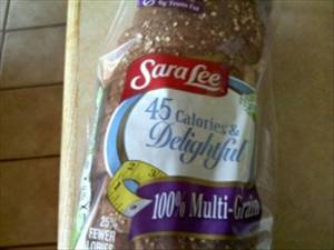 Sara Lee 45 Calories & Delightful 100% Multi-Grain Bread