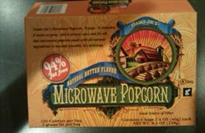 Trader Joe's 94% Fat Free Microwave Popcorn