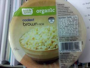Fresh & Easy Organic Cooked Brown Rice