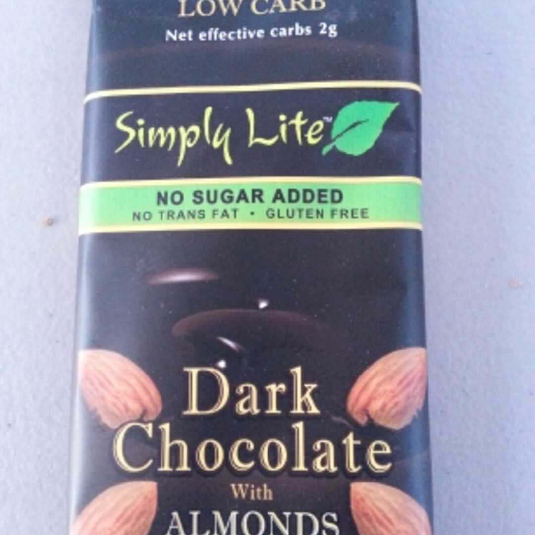 Simply Lite Sugar Free Dark Chocolate with Almonds