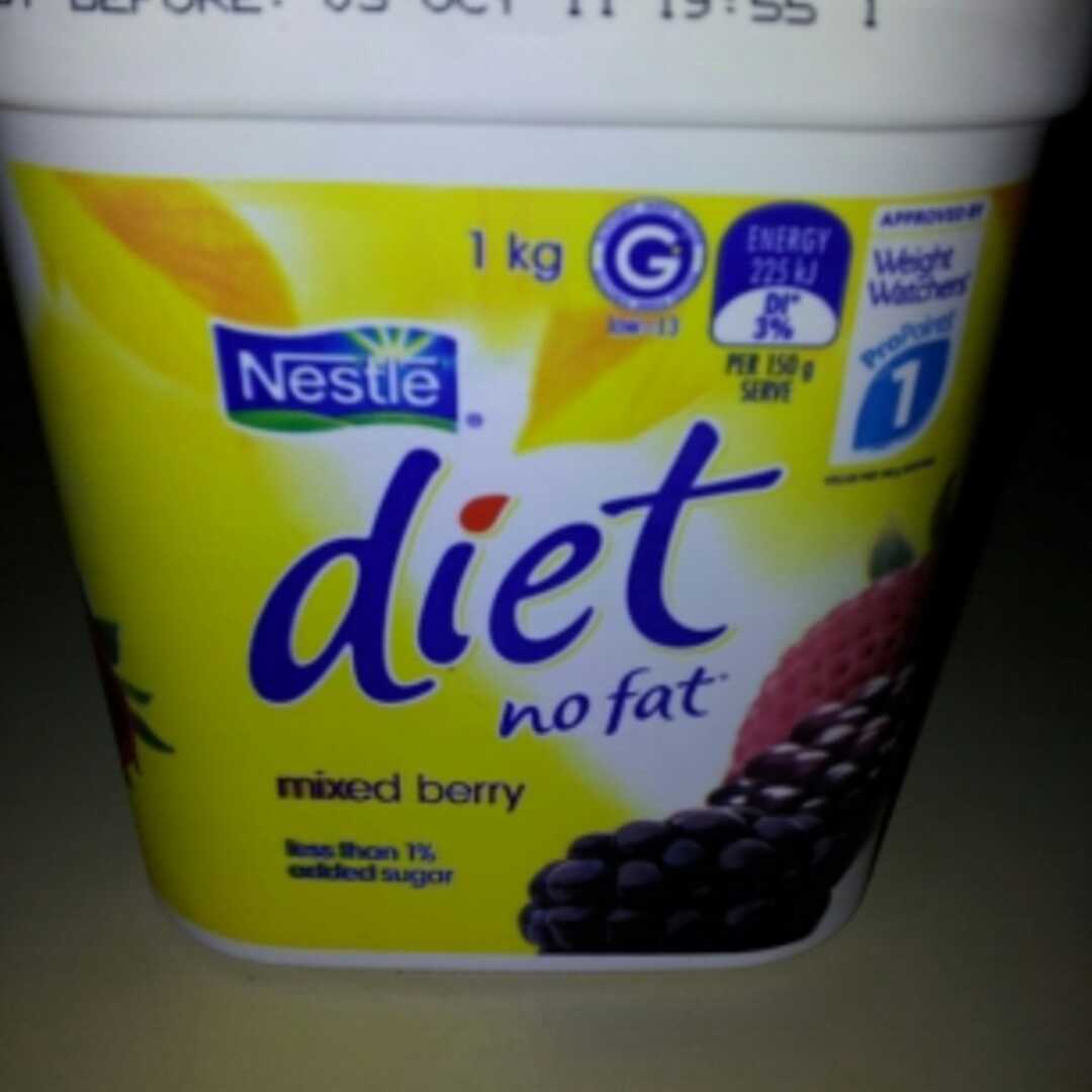 Nestle Diet No Fat Yoghurt Mixed Berry