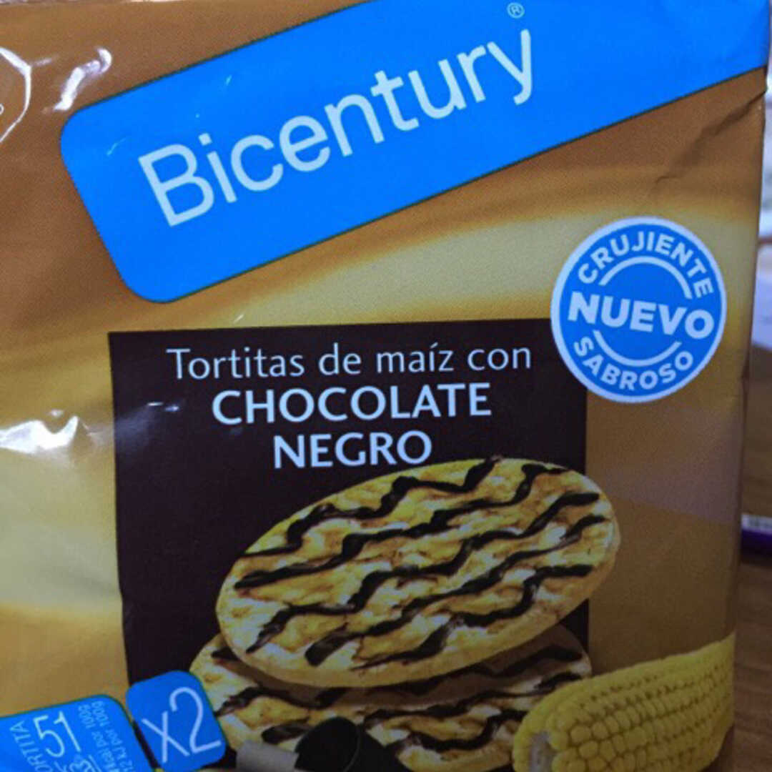 Bicentury Tortitas de Maíz con Chocolate Negro