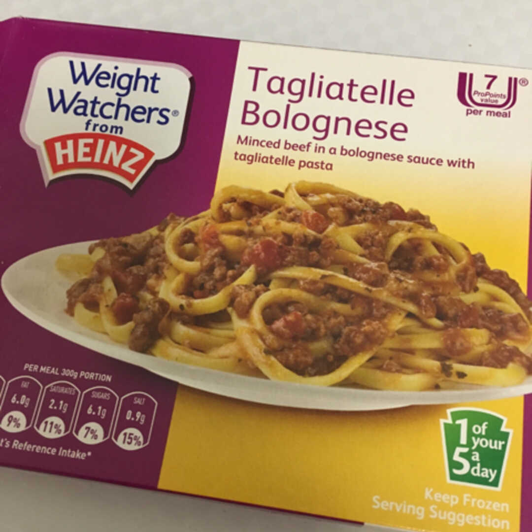 Weight Watchers Tagliatelle Bolognese