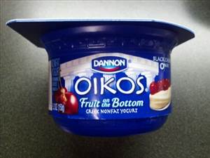 Dannon Oikos Fruit on The Bottom Nonfat Greek Yogurt - Black Cherry